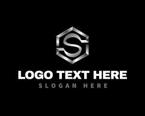 Steel - Steel Fabrication Letter S logo design