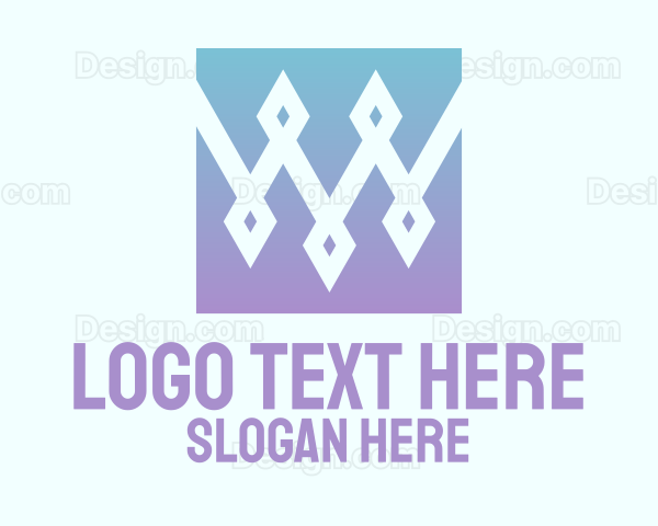 Luxury Diamond Pattern Logo