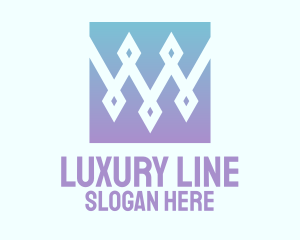 Luxury Diamond Pattern logo design