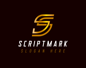 Luxury Premium Letter S logo design