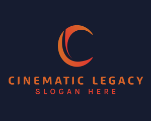 Gradient Modern Letter C logo