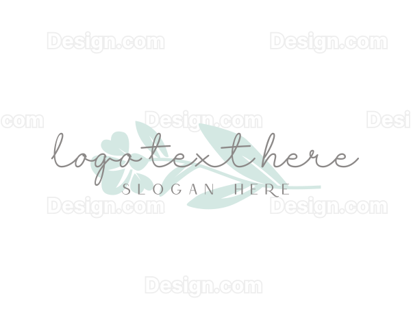 Floral Leaf Beauty Logo