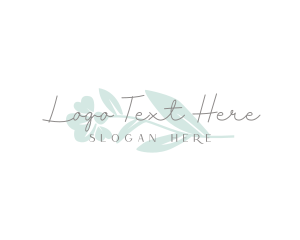 Floral Leaf Beauty Logo