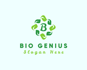 Organic Vegan Cafeteria logo design