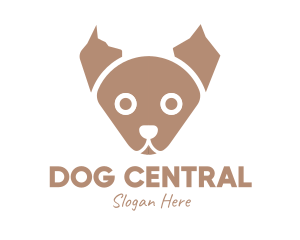 Brown Puppy Vet logo design