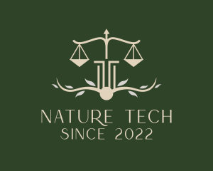 Environmental Justice Scale  logo design