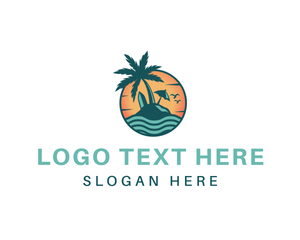 Beach logo example 3