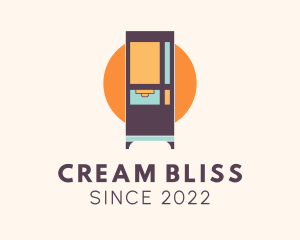 Ice Cream Vending Machine logo design