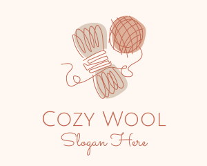 Yarn Wool Ball logo
