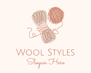 Yarn Wool Ball logo