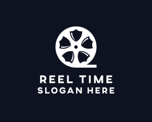 Shield Film Reel logo design