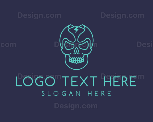 Skull Flash Avatar Logo