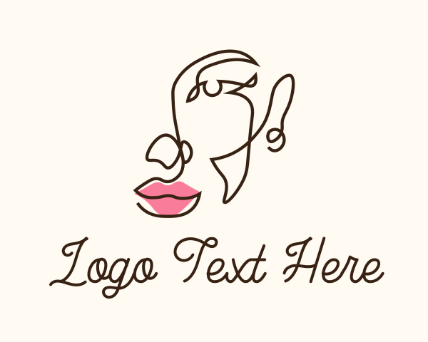 Cosmetician logo example 1