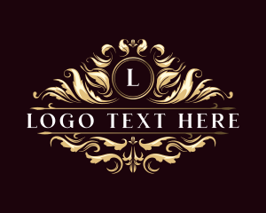 Floral Luxury Crest logo