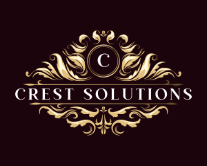 Floral Luxury Crest logo