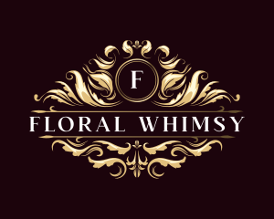 Floral Luxury Crest logo