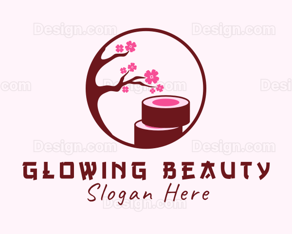 Cherry Blossom Sushi Logo