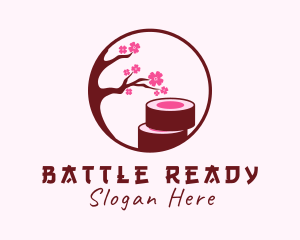 Cherry Blossom Sushi Logo