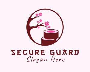 Cherry Blossom Sushi Logo