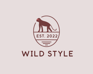 Wild Monkey Emblem  logo design