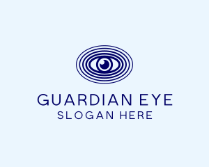 Blue Optic Eye  logo design