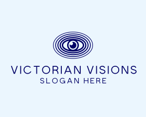 Blue Optic Eye  logo design