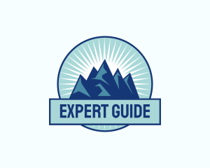 Peak Mountain Adventure logo design