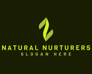 Nature Botanical Leaf logo design