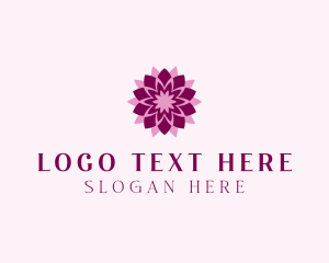 Blooming Lotus Flower  logo