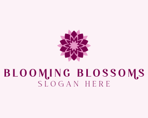 Blooming Lotus Flower  logo