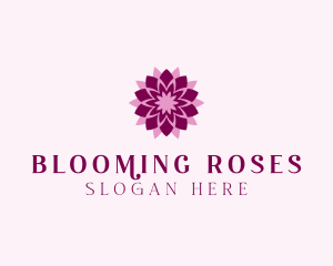 Blooming Lotus Flower  logo design