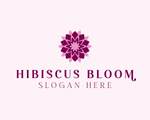 Blooming Lotus Flower  logo design