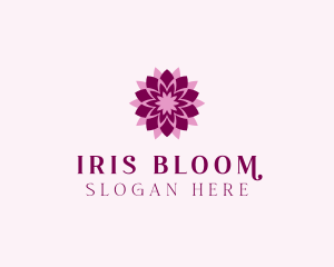 Blooming Lotus Flower  logo design