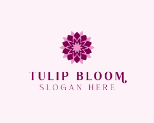 Blooming Lotus Flower  logo design