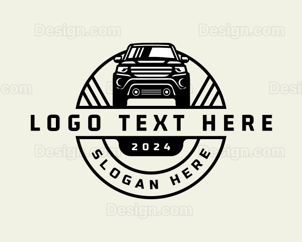 Automobile SUV Transportation Logo