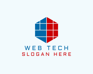 Generic Technology Cube logo design