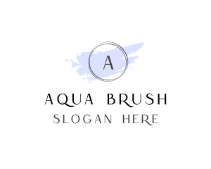 Watercolor Fashion Boutique logo design