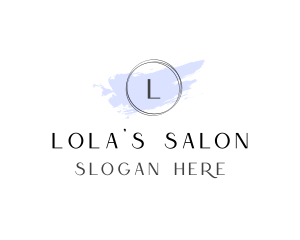 Watercolor Fashion Boutique logo design