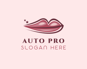 Lips Beauty Salon logo design
