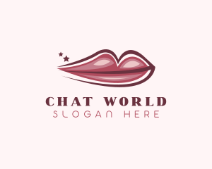 Lips Beauty Salon logo design