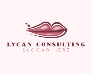 Lips Beauty Salon logo design