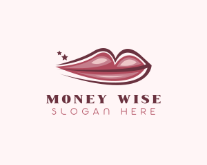 Lips Beauty Salon logo design