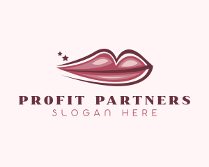 Lips Beauty Salon logo design