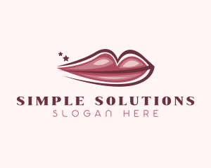 Lips Beauty Salon logo design