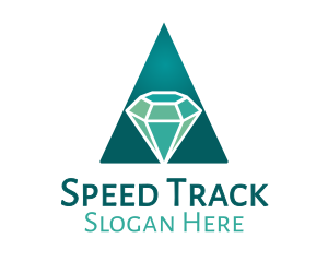 Teal Diamond Jewel Logo