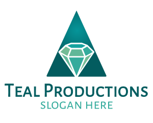Teal Diamond Jewel logo