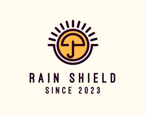 Umbrella Weather Bright logo design