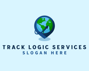 Arrow Globe Location logo