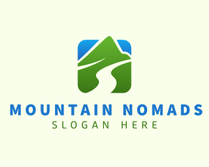 Travel Mountain Valley logo design