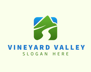 Travel Mountain Valley logo design